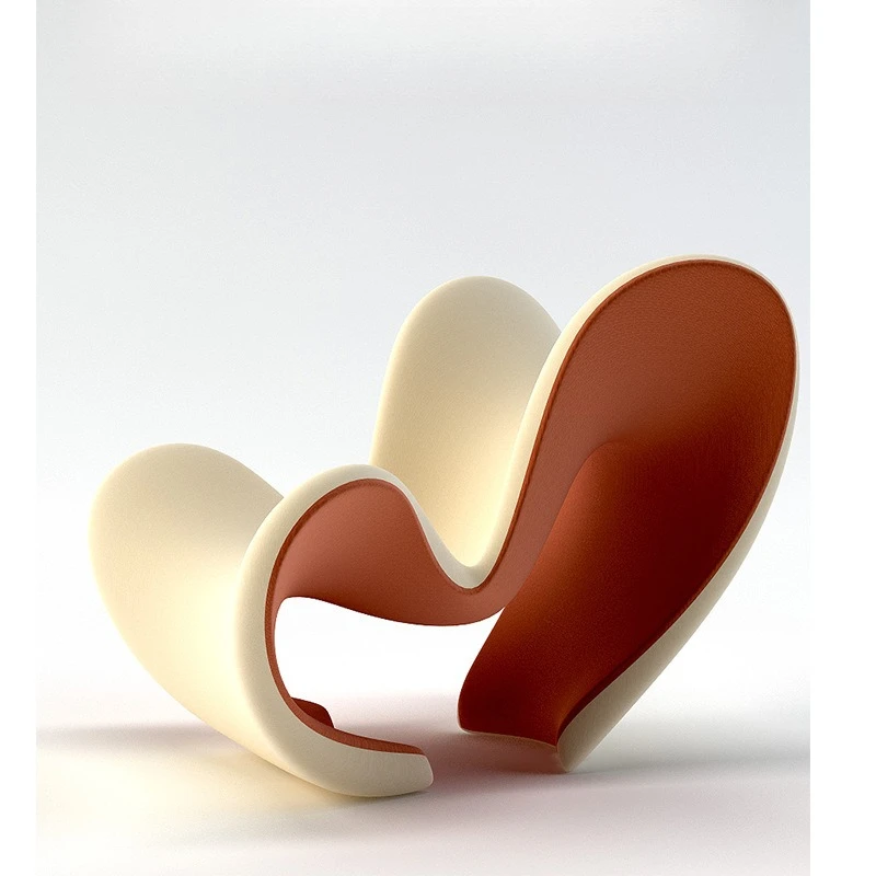 Nordic light luxury single sofa chair Italian modern simple living room study balcony negotiation reception leisure chair
