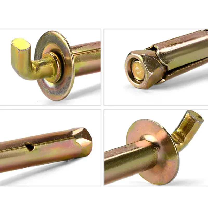4Pcs Heavy Duty Wall Bolts Expansion Screw Anchor Hook Water Heater Concrete Jointer Anchor Point Tile Carpenter Tools M10 image 6