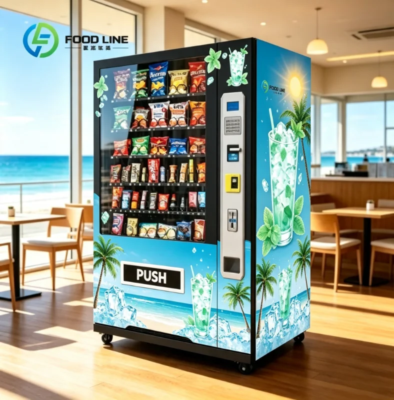 Food Drink Snacks - Customized Food & Drink Vending Machine,