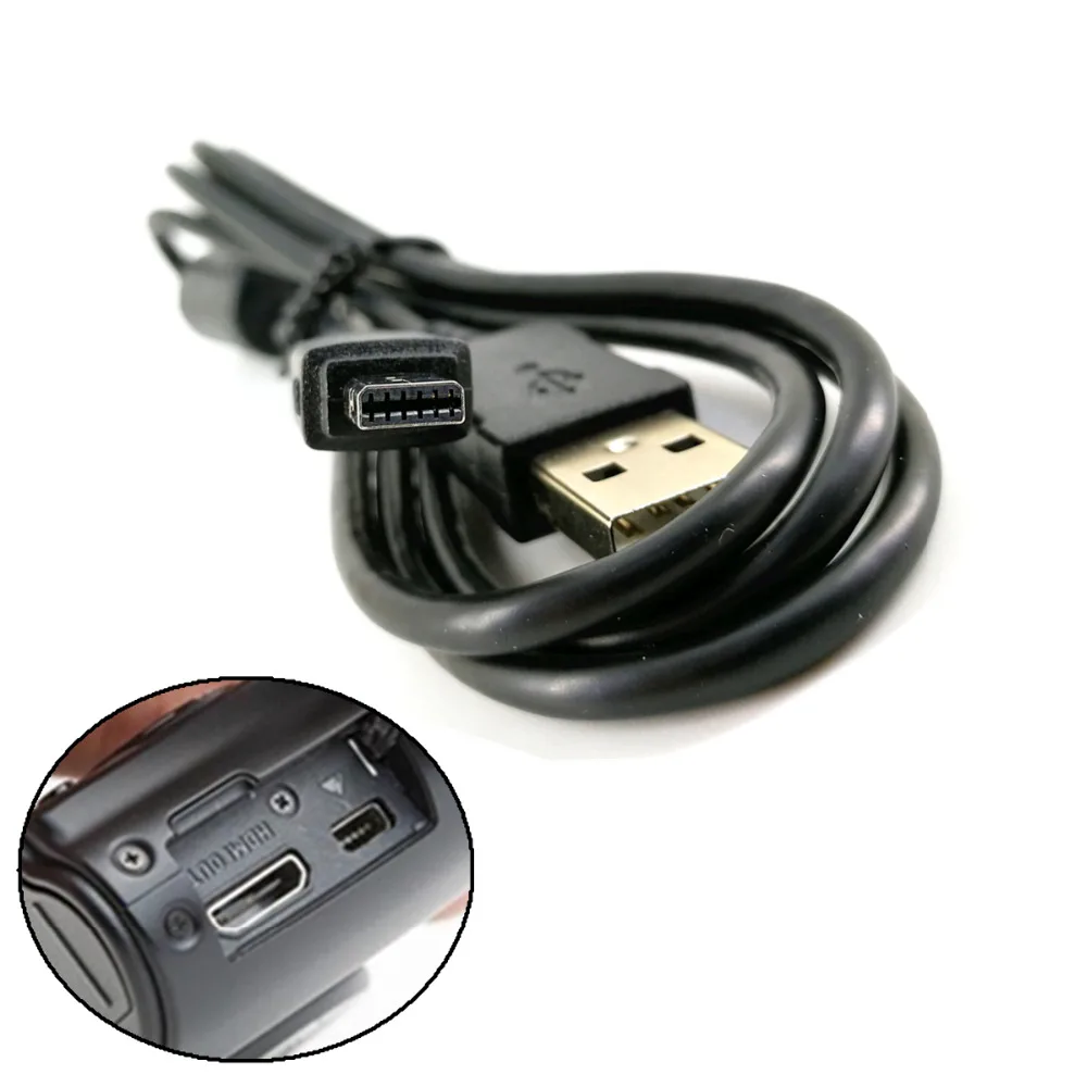 Cable USB de datos para Casio Exilim EX-S10 EX-S12 EX-Z80 EX-Z77 EX-Z2 EX-Z9 EX-Z90 EX-Z2000 EX-Z2200 EX-Z2300 TR200 TR100 TR150