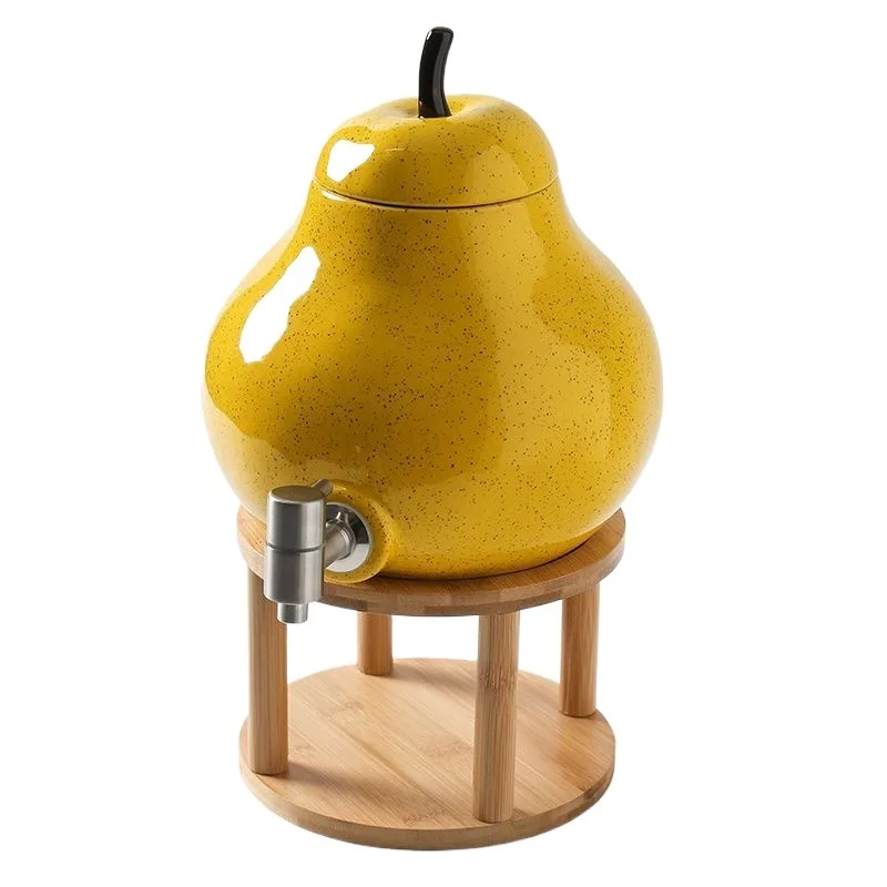 Cold kettle with faucet pear cute water set cup