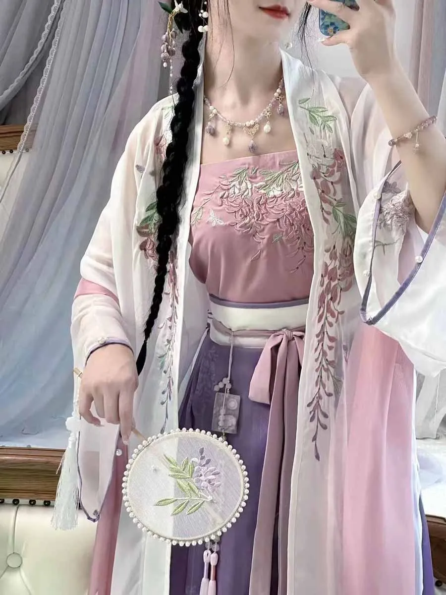 robe-longue-traditionnelle-chinoise-hanfu-pour-femme-en-mousseline-brodee-degradee-avec-camisole-et-jupe-elegant-costume-chinois-ancien