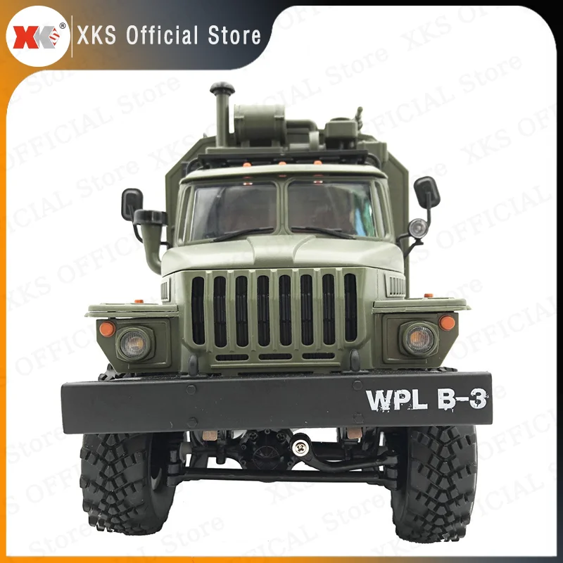 WPL B36 1/16 RC Truck 2.4G Remote Control Ural Military Truck 6 Wheel Drive Off-Road Climbing RTR KIT KM RC Car Toy Gift for Kid