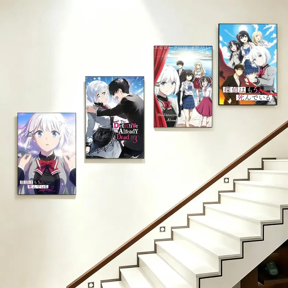 anime The Detective is Already Dead Poster HD  Printing Soothing and Cream Style Home Decor for the Living Room cafes GiftGiving