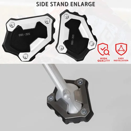 Imagen 1 del producto Para Scrambler 1200 1200XC 1200 XC 1200XE 1200 XE soporte lateral extensión almohadilla ampliadora 2018-2023 2019 2020 2021 2022