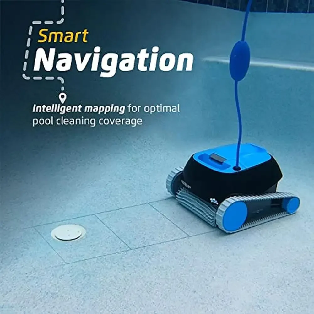 Automatic Robotic Pool Vacuum Cleaner with Ultra-Fine Filters Perfect Clean In-Ground Pools up to 33 Feet Wall-Climbing Power