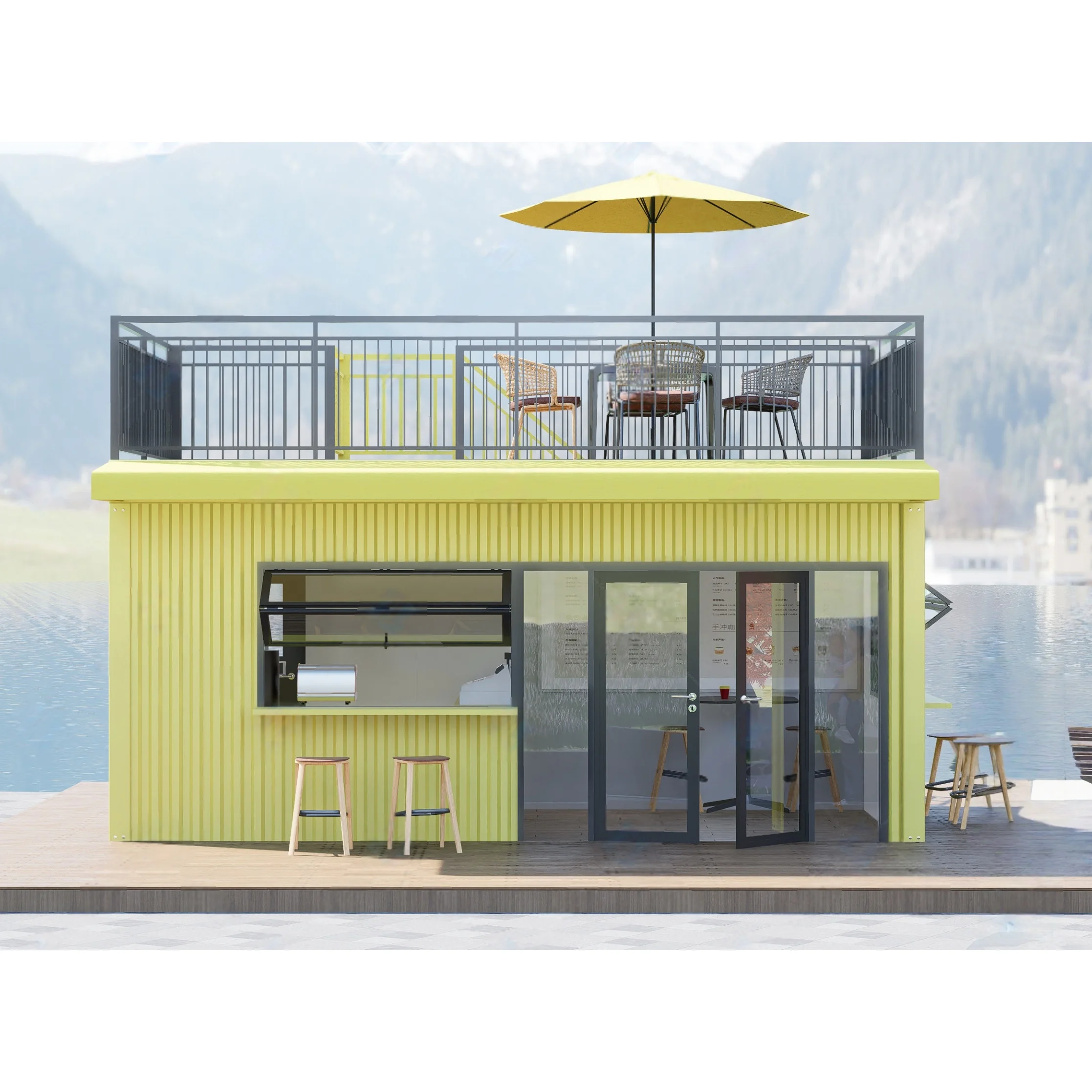 New Design Prefabricated 20FT 40FT Container Expandable House Steel Structure Prefab Sale Movable Home