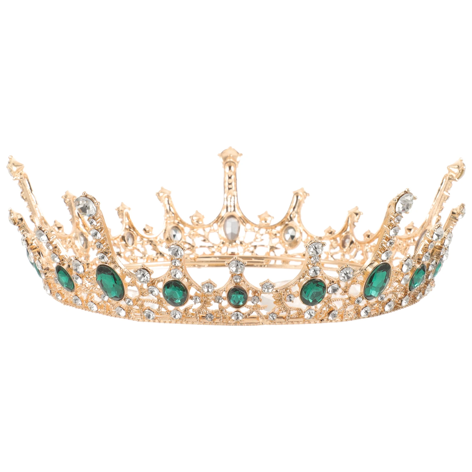 

1pc Crystal Crown Bridal Wedding Hair Decor Elegant Alloy Tiara for Bridesmaids Prom Celebration Anniversary Party Gifts