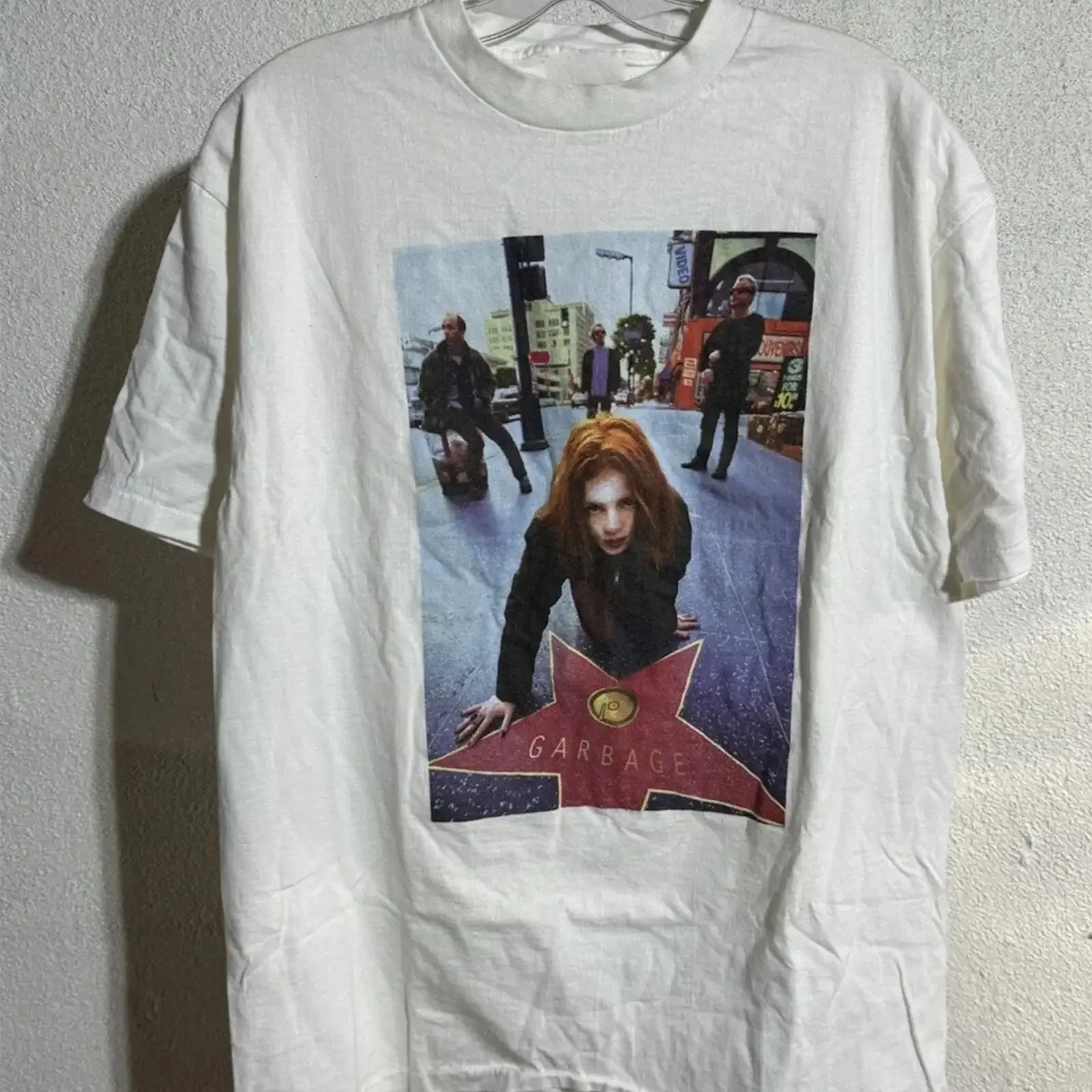 Vintage 1996 Garbage Tour T Shirt The Cranberries Size S 5XL vintage Washed Comfortable Breathable Top For Everyday Wear Unisex