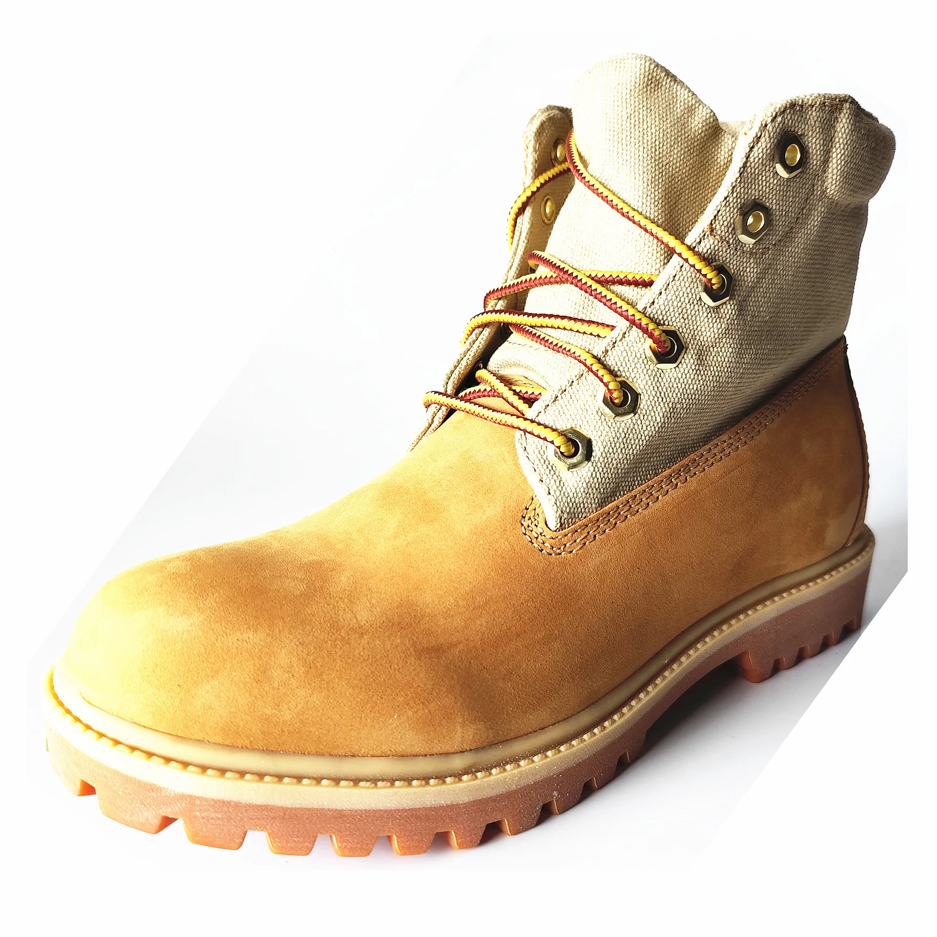 

High Quality Unisex Shoes Men and Women Genuine Leather Boots Fashion Outdoor Rubber Sole Non-slip Man Yellow Short Riding Boots