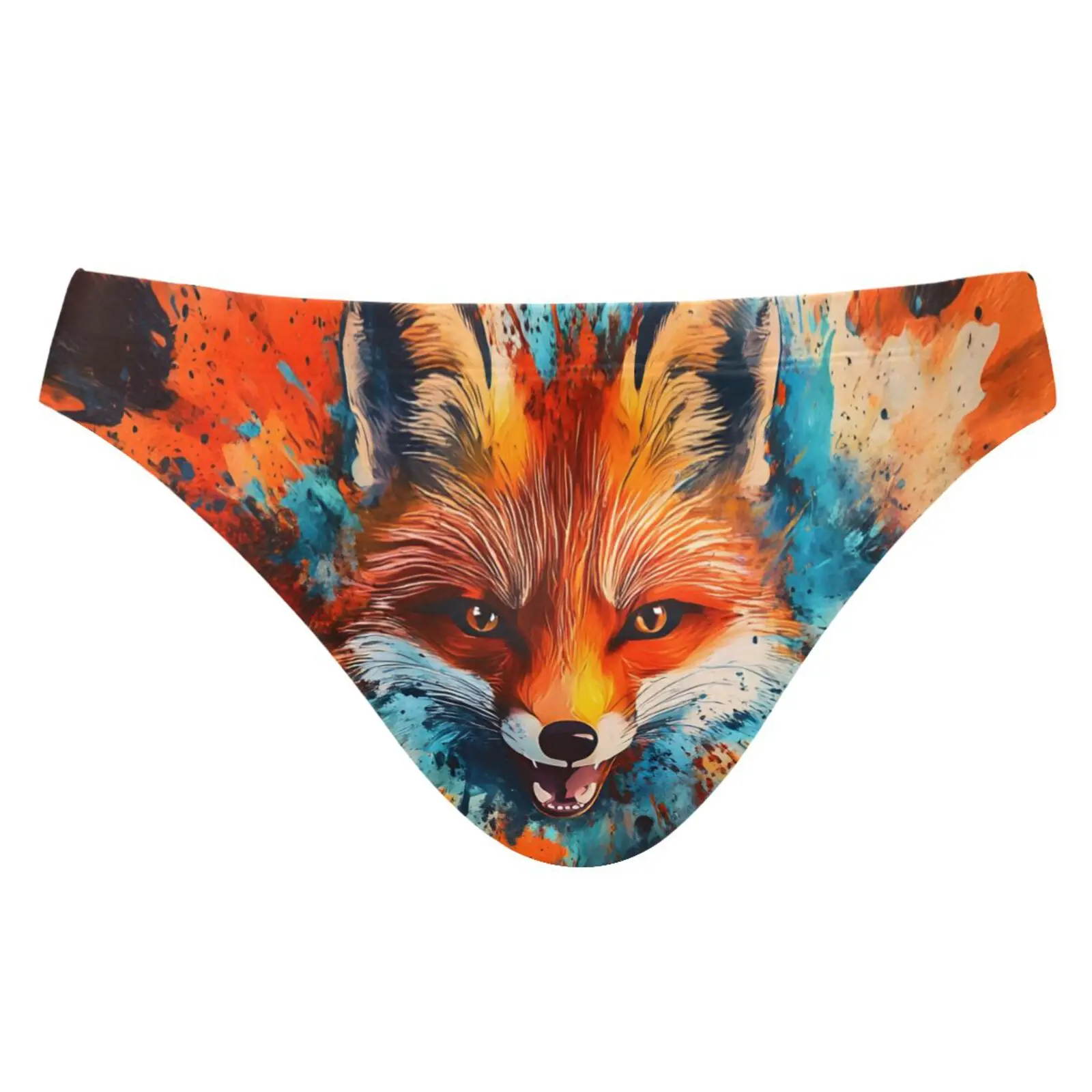 Man's Brand Swimming Briefs Low Waist Wolf's Design Swimwear drop With Push-up Pad Sexy Shorts Trunks Boxers Summer Men's Swim