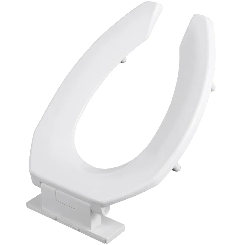 Notched toilet cover, household universal front end opening, thickened cover plate, squatting and sitting dual-purpose toilet