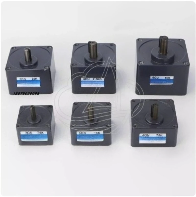 4GN Speed Control Motor Gearbox Reducer 3K 12.5K 40K 180K 80x80mm