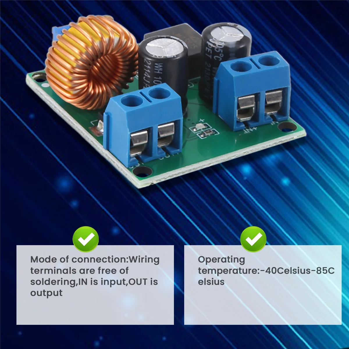 Dc-Dc 3V-35V To 4V-40V Adjustable Step Up Power Module 3V 5V 12V To 19V 24V 30V 36V High Power Boost Converter