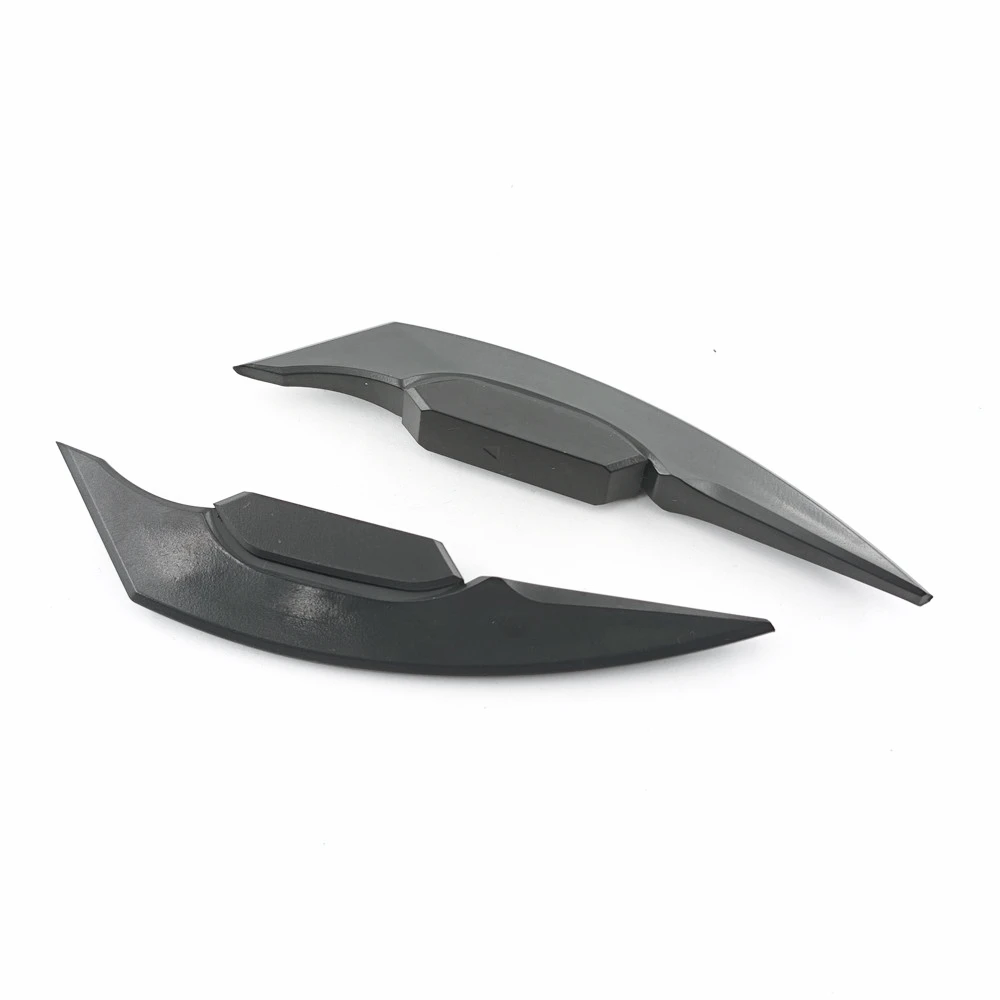 1 paar aerodynamische vleugelspoilerkit elektrische fietskoplampstickers Veelzijdige, decoratieve zelfklevende strips voor motorfietsen Universeel