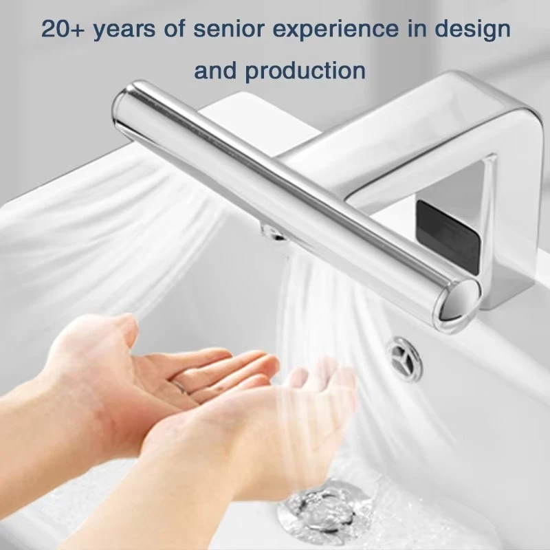 Hand Dryer 2 in 1 Sensor Automatic Faucet Tap Hand Dryer with Brushless Motor for Washroom( Wash, Dry)