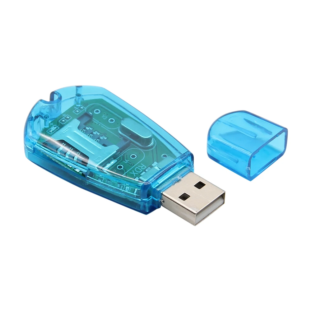 1 st Mini USB Sim-kaartlezer USB SIM Copy/Cloner Kit Sim-kaart Draagbare Reader GSM CDMA SMS Backup + CD-kaartlezer