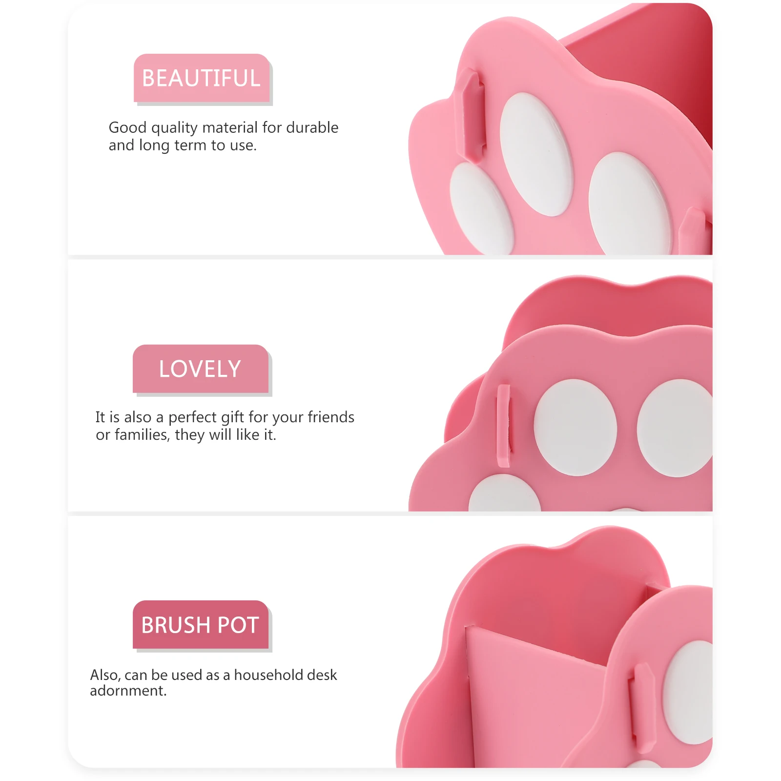 

Cat Claw Pen Holder Lovely Organizer Creative Paw Pvc Soft Glue Cartoon Brush Pot Student