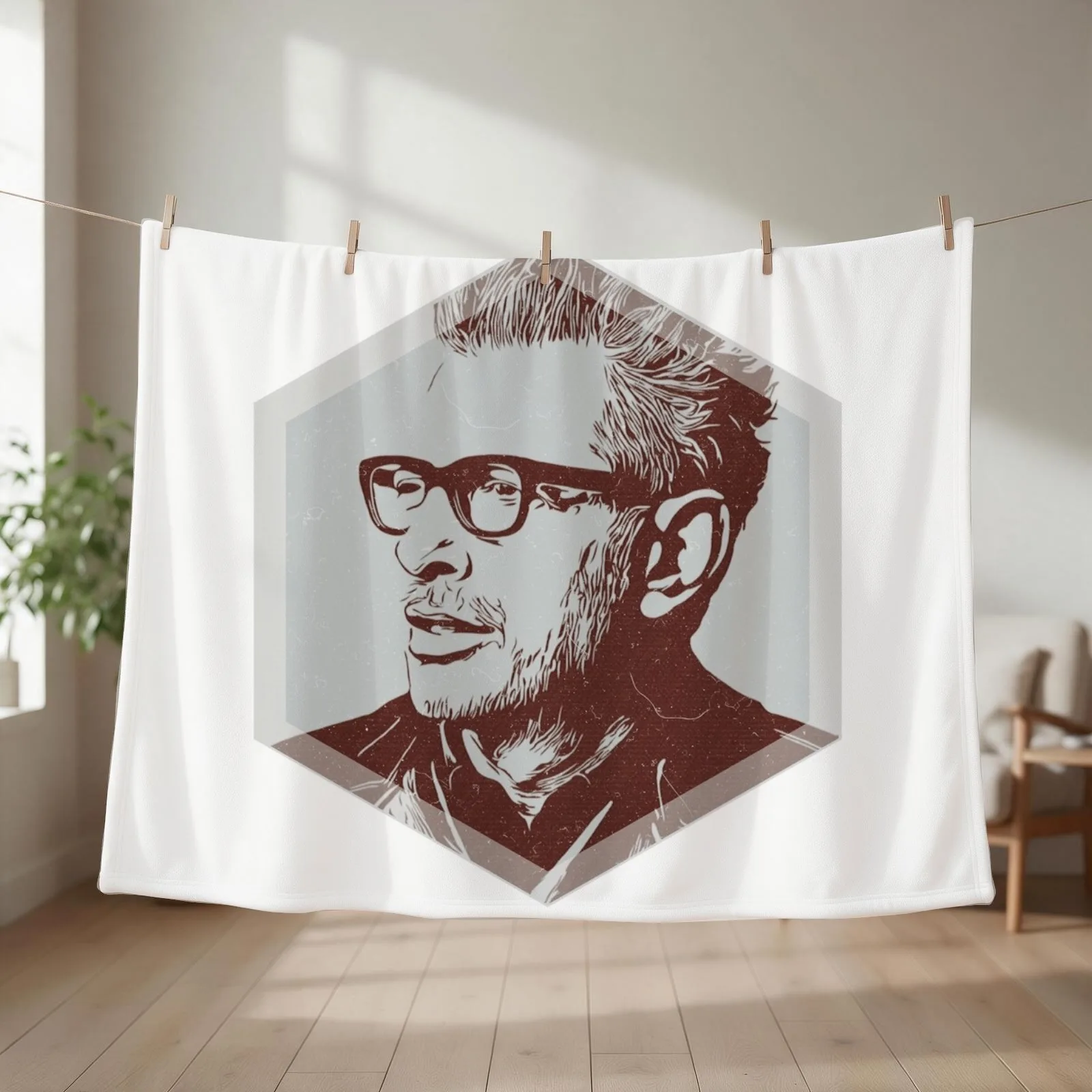Jeff Goldblum Throw Blanket Fashion Sofas Bed Fashionable Shaggy Decorative Sofas Blankets