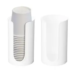 Bathroom Cup Dispenser Durable Clear Mouthwash Cup Holder Small Paper Cup Dispenser For Bathroom Vanity Countertops Makeup Table