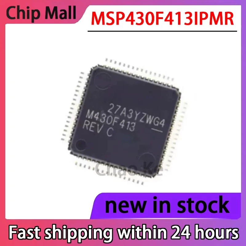 5PCS New MSP430F413IPMR Silk Screen M430F413 Package LQFP64 Microcontroller MCU Spot