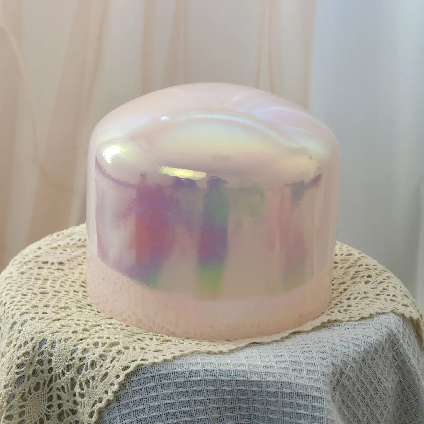 Long Resonate Pure Quartz Crystal Singing Bowl Crystal Sound Bowl Chakra Wellness Crystal Singing Bowl