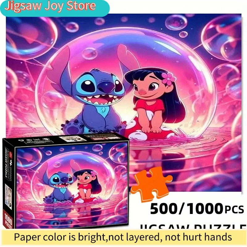 

Stitch Lily Bubble Dreamy Cute Romantic Challenging DIY Puzzle Game with Vibrant Cartoon Designs, Perfect for Adult and Family