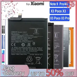 BN53 BN57 BN61 BN62 Battery For Xiaomi Note 9 Pro Pocophone X3 Poco X3 Pro