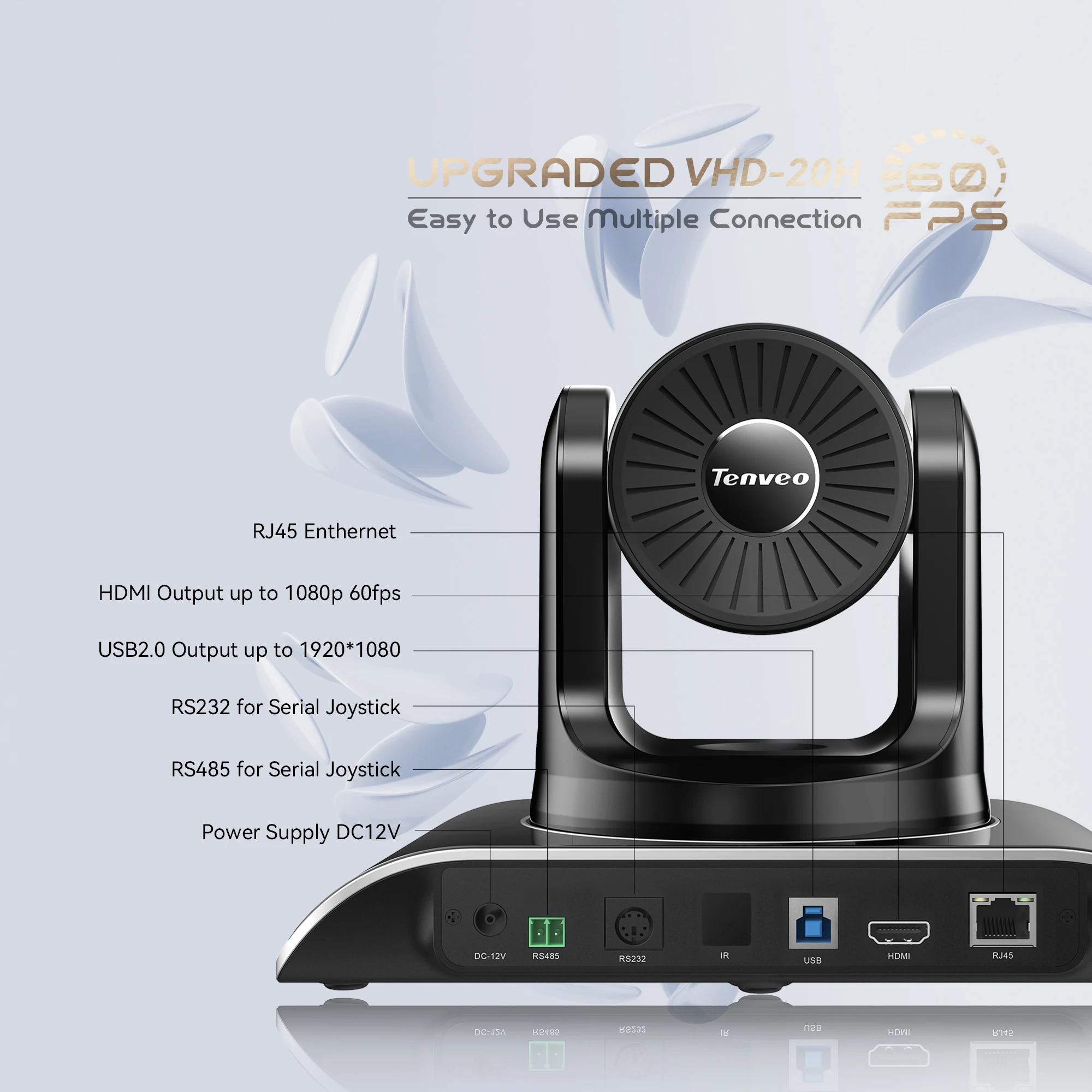 TEVO-VHD20H 10-кратный оптический зум USB3.0 HDMI RJ45 Видеоконференции в прямом эфире Камеры Ptz Система видеоконференций