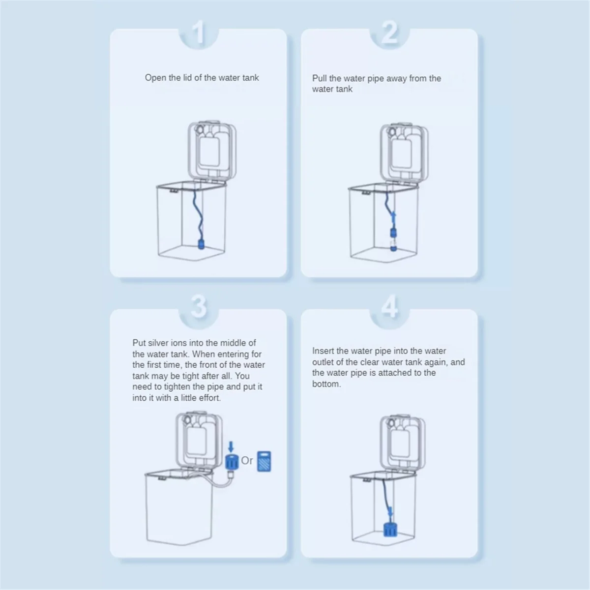 Popular 1 peça módulo de íon de prata para dreame x10/s10/w10s/s20/x20/s10 plus série robô tanque de água esterilização de odor de íon