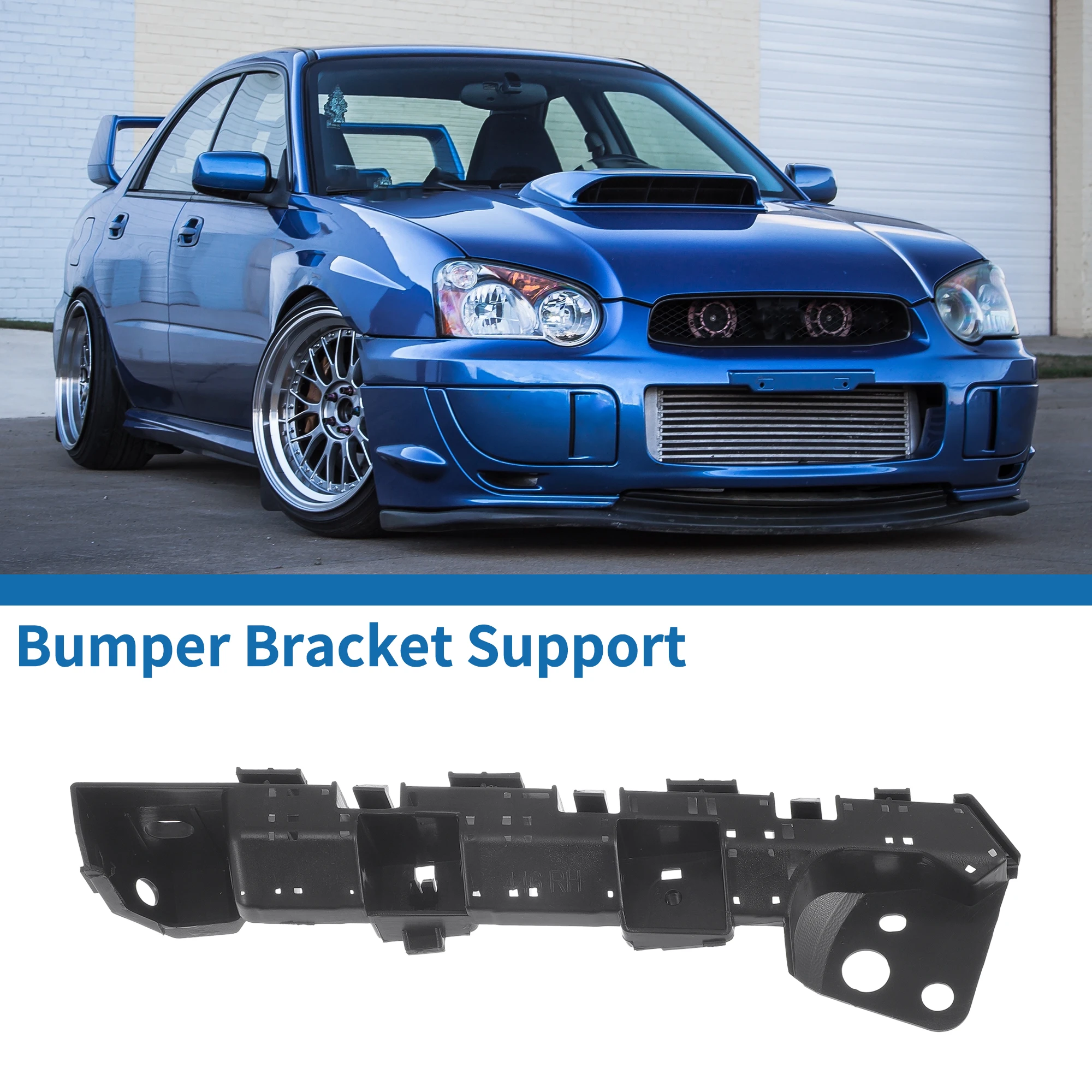 UXCELL Bumper Support Bracket for Subaru WRX 2015 2016 2017 2018-2021 No.57707VA020 Left Right Side Front Bumper Retainer