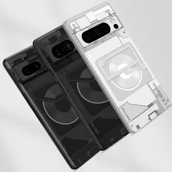 Tear Down Matte Skin Phone Back Wrap Sticker for Google Pixel 8 7 Pro 7A 6 Pro 6A Assemble Protector Wrap Film