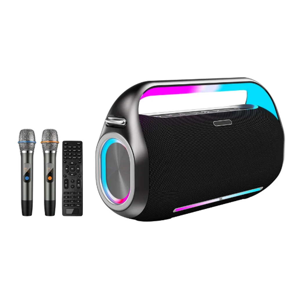 

FANSBE Hifi 300w 30000mAh Sound Effect Wireless Microphone Bluetooth Speaker Karaoke Boomboxes Outdoor With Power Bank