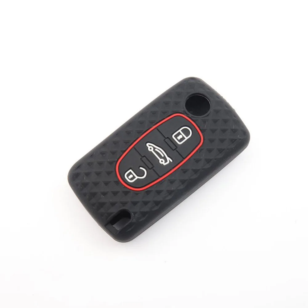 Car Key Case Cover for Citroen Picasso C3 C5 7x C2 C4 C6 C8 Berlingo C Crosser for Peugeot 107 206 207 307 308 406 407 3008