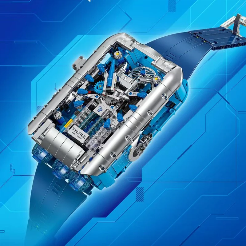 

Новый T4057 1006 шт. MOC Технические механические часы Строительные блоки Кирпичи Сборка моделей игрушек для мальчиков Подарочный набор на день рождения