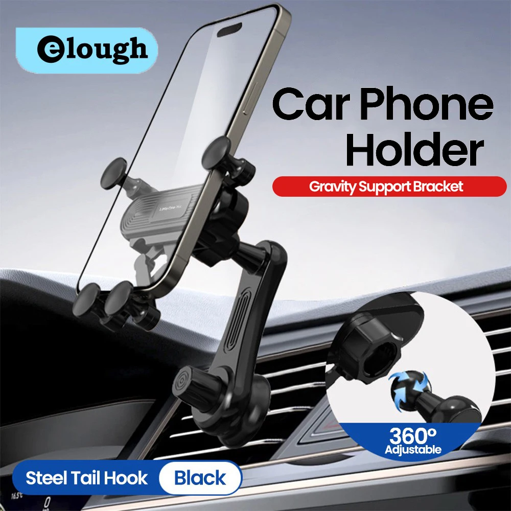 

Universal Car Air Vents Clip Mount Stand Extension Rod 360°Rotatable Gravity Car Phone Holder Bracket GPS Support