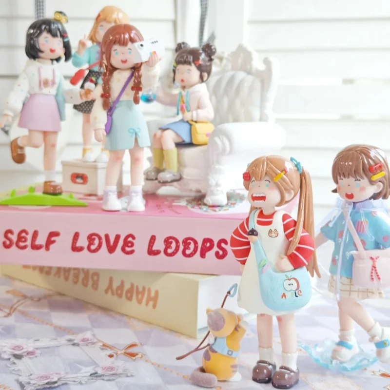 

Spot новый продукт Mika Suki Myfriends Series слепая коробка модное украшение для рабочего стола подарки на день рождения для девочек периферийные фигурки