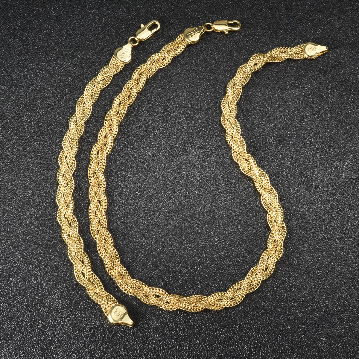 copper-braided-twisted-mesh-jewelry-set-everyday-wear-rope-link-necklace-bracelet-lightweight-accessory-for-women-men-gifts