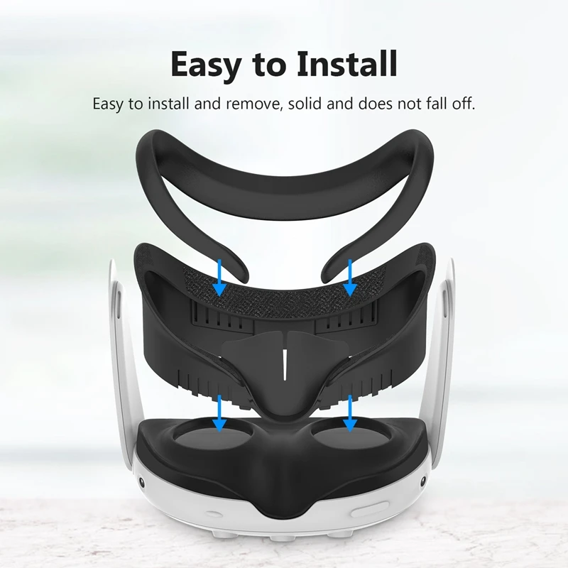 For Meta Quest3 Mask Thickened Widened Spare Mask Multi-Functional Convenient And Practical VR Replacement Spare Parts