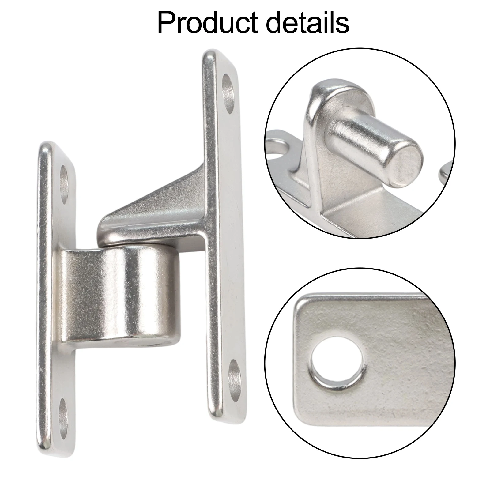 

Heavy Duty Stainless Steel Gate Hinges 4 6 Inch Wall Panel Accessories for Secure Installation on Wood and Concrete