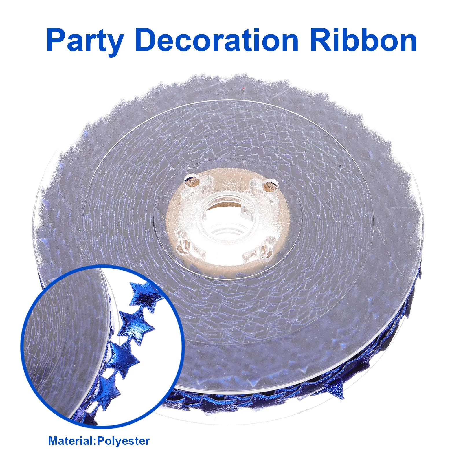 

Decorative Pentagram String Ribbon Exquisite Five-Pointed Star Patterns Bright Colors DIY Crafts Hair Decors Gift Wrapping Party