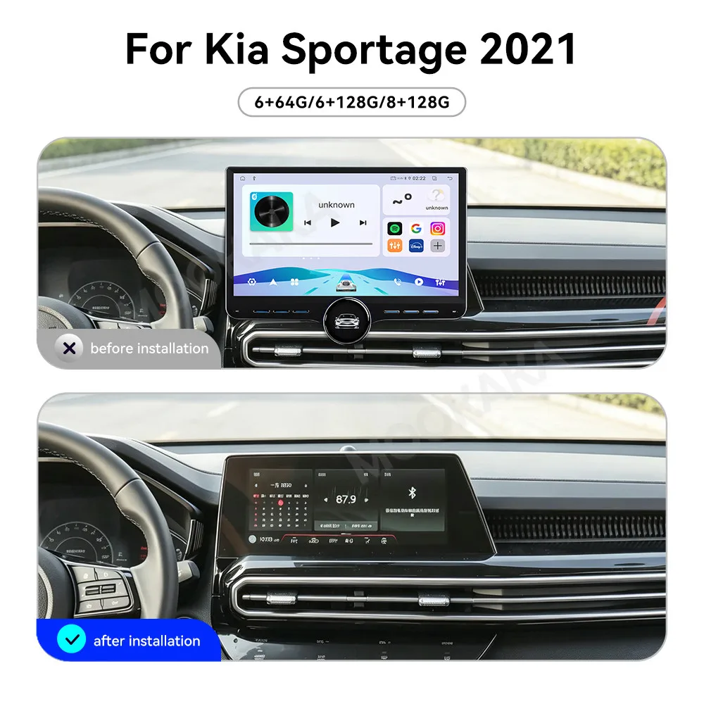 Touch Screen Car Radio For Kia Sportage 2021 Android GPS Automotive Multimedia Auto Radio Stereo Receiver Head Unit
