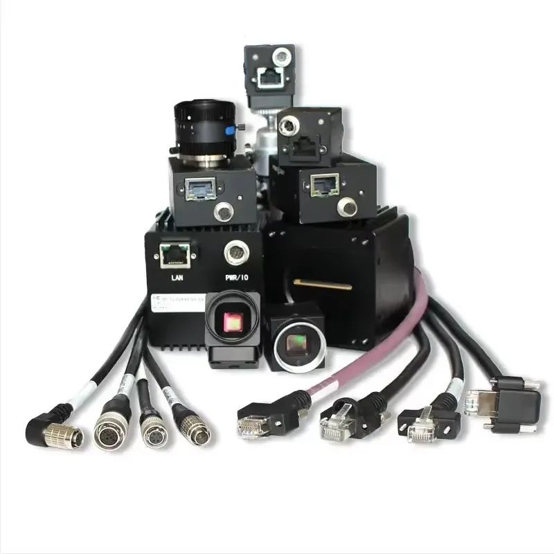 إيثرنت Global Shutter CMOS عالية السرعة الصناعية مسح صفيف الكاميرات التناظرية تصنيع آلة المنظار فحص الرؤية