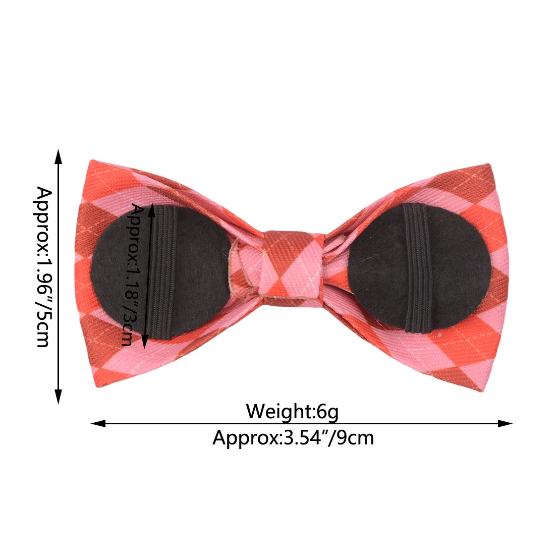 50/100 pcs Plaid Dog Collar Bow Tie Valentine\'s Day Pet Supplies Removable Dog Bow Ties Collar Decoration Love Dog Accessories