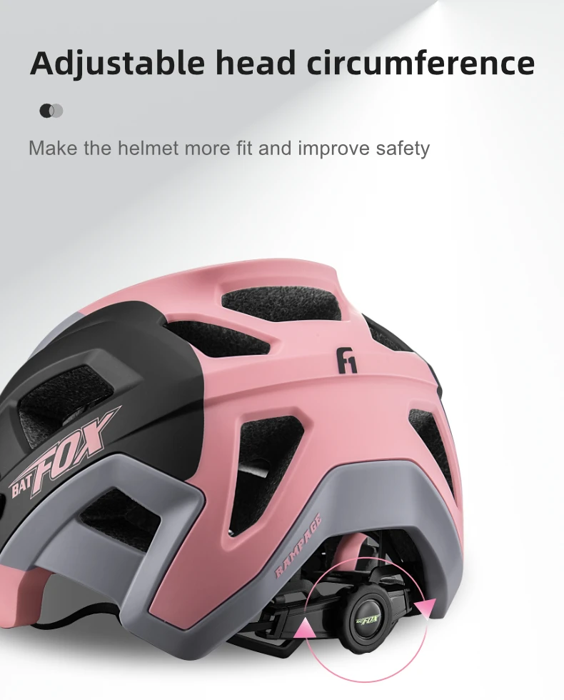 BATFOX Mountainbike-Helm mit austauschbarem, warmem Ohrenschutzfutter, Winter-Elektroroller-Sicherheitsausrüstung, MTB-Fahrradhelme – Detail 13