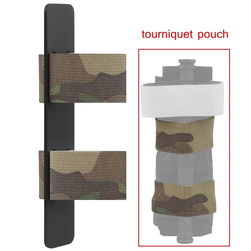 Outdoor Tourniquet Holder Combat Accessory Tactical Elastic Straps Holder MOLLE Hand Tools Tourniquet Pouch for Camping