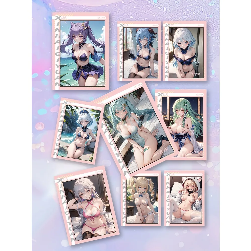 Heart Sea Romantic Fate Goddess Story Cards for Children Charming Anime Girl SP UR SSR Limited Rare Game Cards Table Toys Gifts