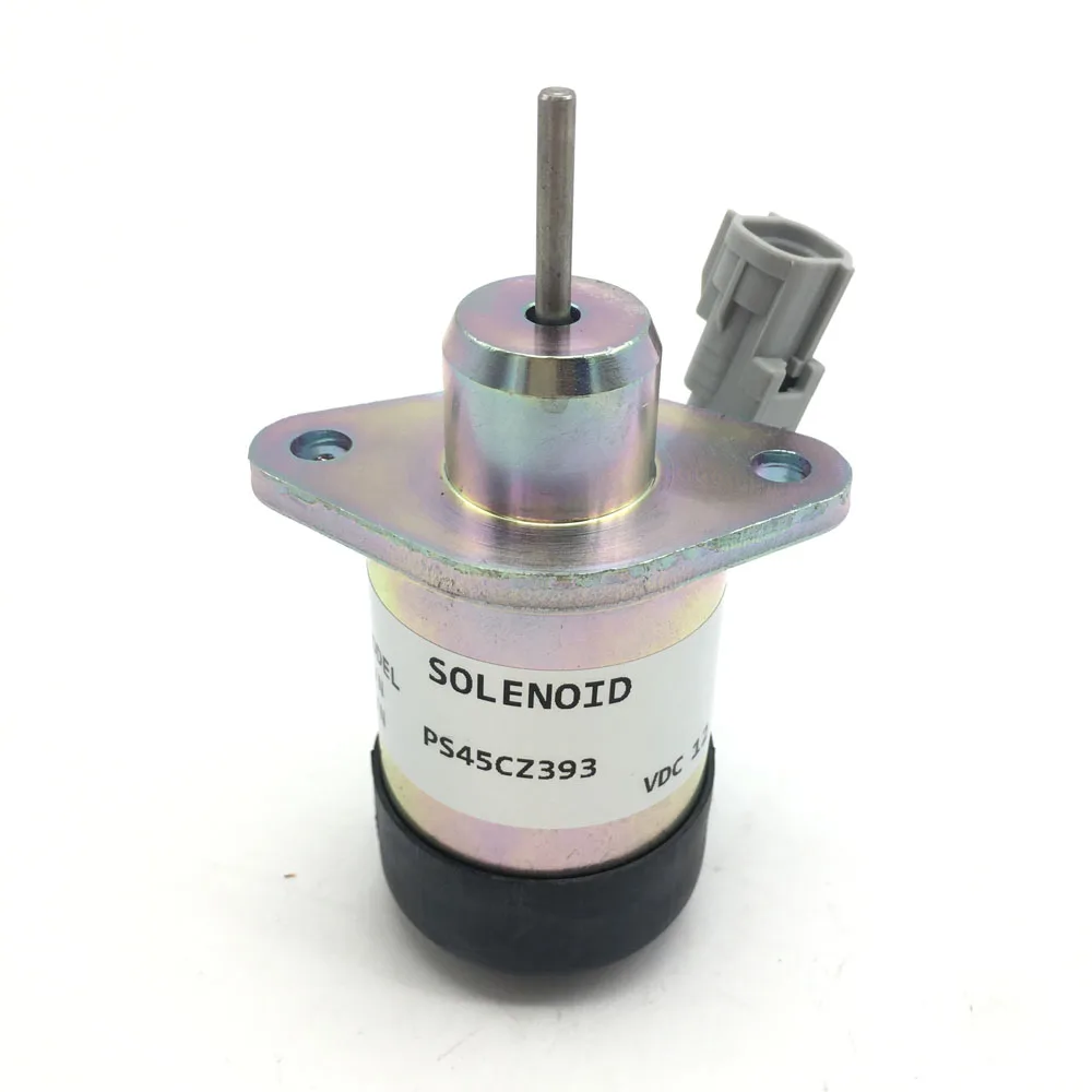 PS45CZ393 12V Fuel Stop Flameout Solenoid Valve 1E369-60011 V2203 V2607 V3307 For Kubota Excavator Accessories