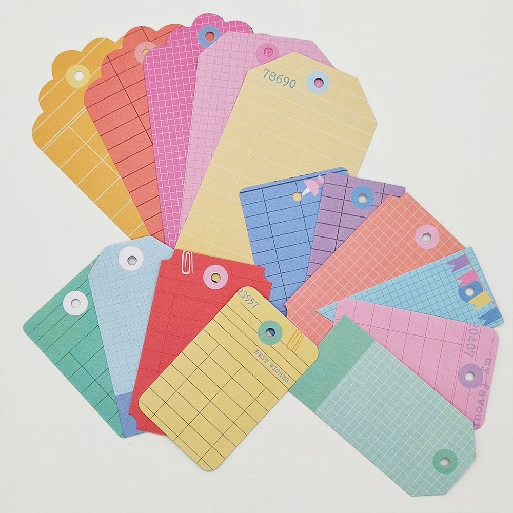 Creative Path 9-teiliges Happy Crafter Scrapbooking-Journaling-Set mit Dekorationspapier, Stanzformen und Verzierungen für DIY-Bastelarbeiten – Detail 34