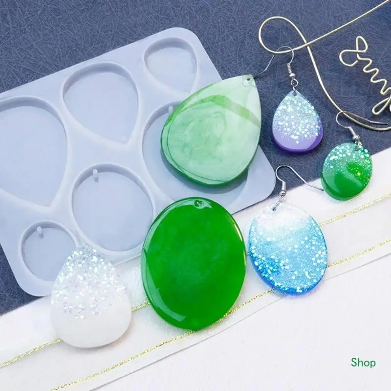 

Dropship Resin Epoxy Silicone Mold Multiple Styles Keychain Casting Molds Jewelry Making